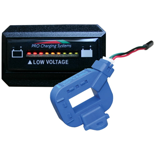 Dual Pro Lithium Battery Gauge - Single - Rectangle Horizontal Display One Size