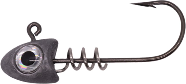 Duckett Fishing Crappie Slayer Subtle Head w/ Screwlock Fishing Hook Size 2 5 pk Unpainted 1/24oz