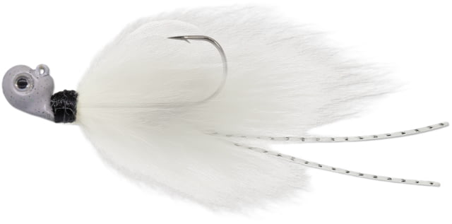 Duckett Fishing Sway Hair Fishing Jig 3/0 Hook White 1/8oz