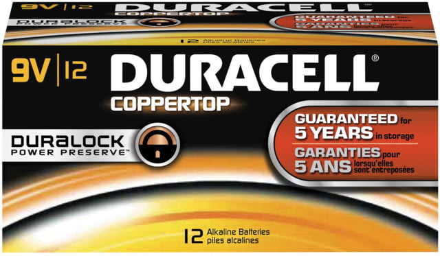 Duracell 9-volt Alkaline Duracellbatter  Unit PK