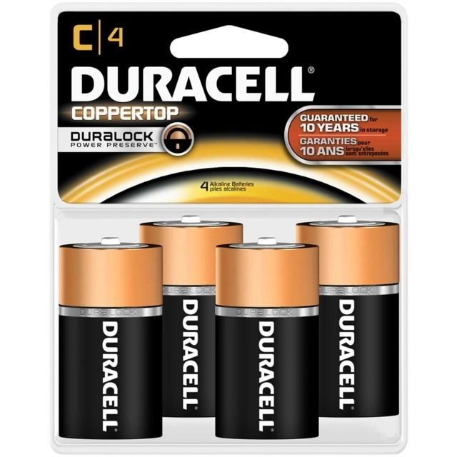 Duracell Coppertop Battery C 4 pk. MN1400R4ZX17 - Duracell