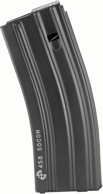 amag SS AR-15 Rifle Magazine .458 SOCOM/.50 Beowulf 10 Round Black W/ Black Follower Detachable 1 Pack Stainless Steel 10RD Ammo