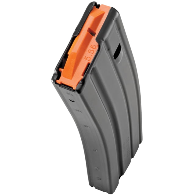 amag Speed AR-15 Rifle Magazine .223 Rem /.300 Blackout/ 5.56x45mm NATO 30 Round Black W/ Orange Follower Detachable 1 Pack Aluminum Ammo