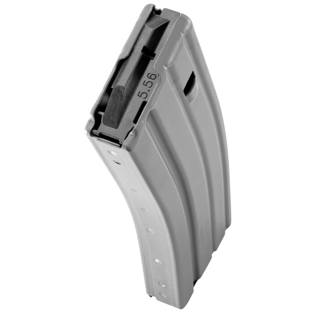 amag Speed AR-15 Rifle Magazine .223 Rem/.300 Blackout/5.56x45mm NATO 30 Round Gray W/ Black Follower Detachable 1 Pack Aluminum 30RD Ammo