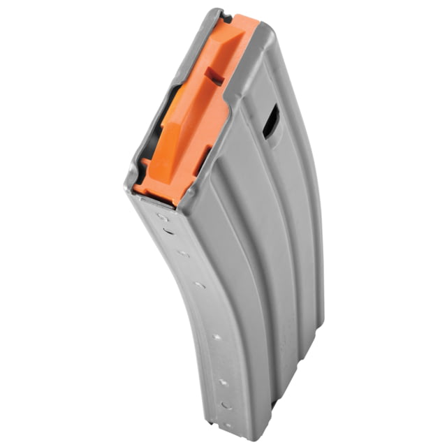 amag Speed AR-15 Rifle Magazine .223 Rem/.300 Blackout/5.56x45mm NATO 30 Round Gray W/ Orange Follower Detachable 1 Pack Aluminum Ammo