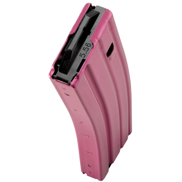 amag AR-15 .223 Rem 30 Round Aluminum Rifle Magazine Pink/Black 30RD Ammo