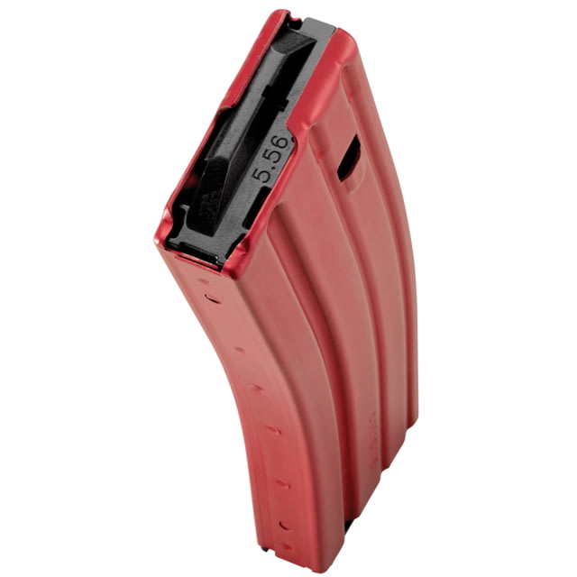amag Speed AR-15 Rifle Magazine .223 Rem/.300 Blackout/5.56x45mm NATO 30 Round Red W/ Black Follower Detachable 1 Pack Aluminum 30RD Ammo