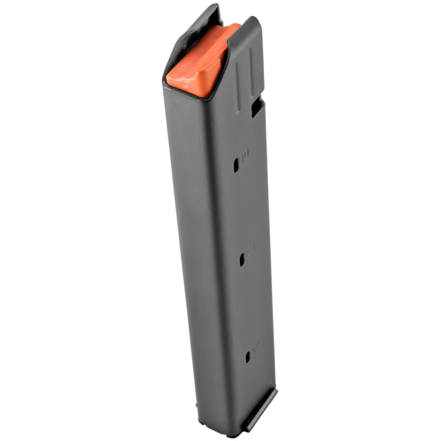 amag SS Colt Pattern AR-15 Rifle Magazine 9mm Luger 32 Round Black W/ Orange Follower Detachable 1 Pack Stainless Steel 32RD Ammo