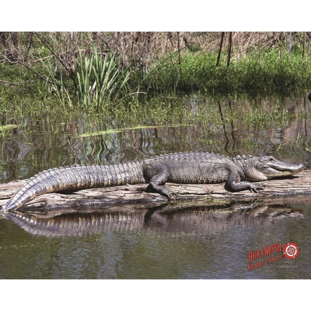 DuraMesh Archery Target Alligator 25 in. x 32 in. Grey - Duramesh