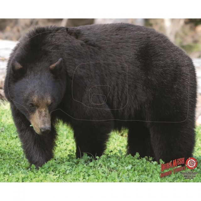 DuraMesh Archery Target Black Bear 25 in. x 32 in. - Duramesh