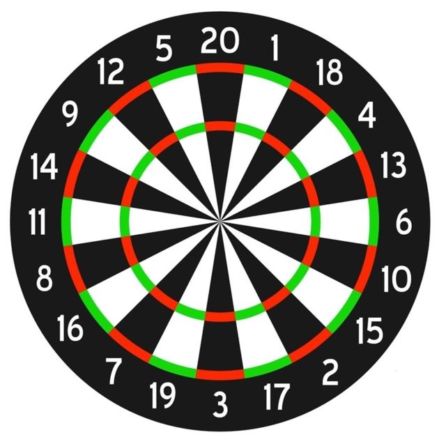 DuraMesh Archery Target Dartboard Black 25 in x 32 in - Duramesh