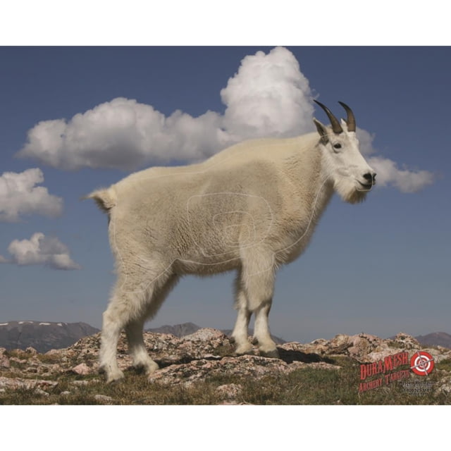DuraMesh Archery Target Mountain Goat 25 in. x 32 in. White - Duramesh
