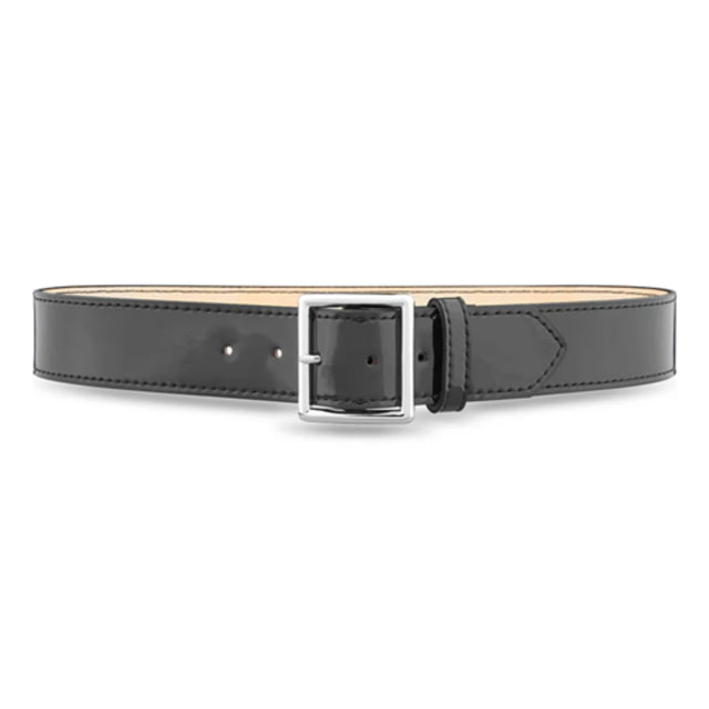 DutyMan 1-3/4inch Hi-gloss Leather Garrison Belt With Gold Buckle