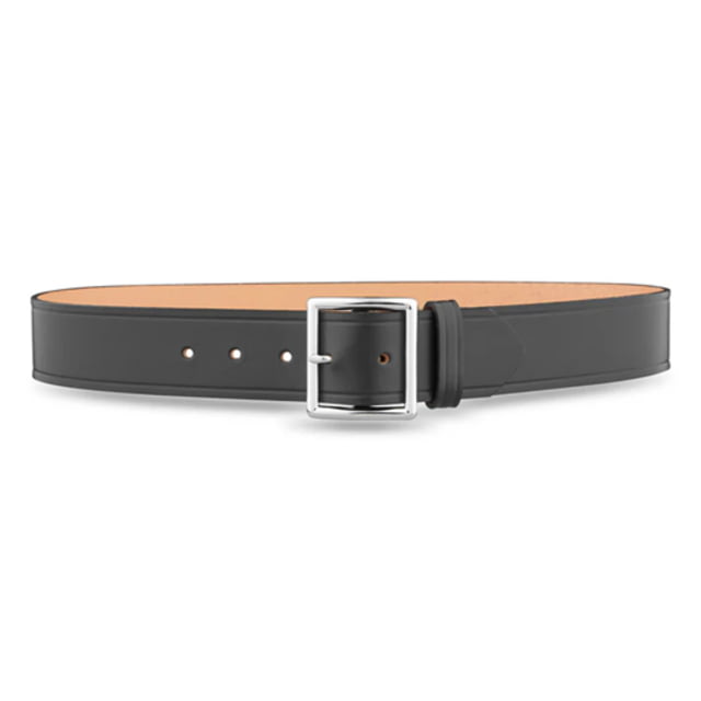 DutyMan 1-3/4inch Plain Leather Garrison Belt With Nickel Buckle