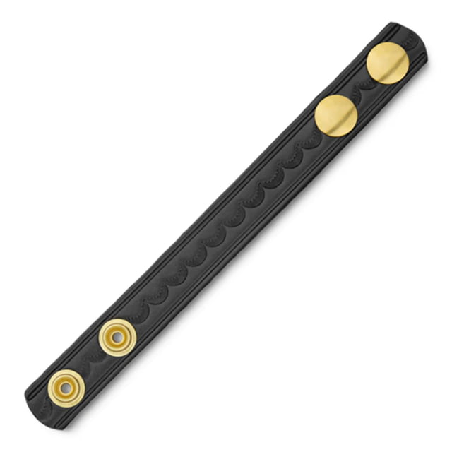 DutyMan 3/4inch Basketweave Leather Belt Keeper Gold - Dutyman
