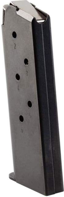 ander Mags 1911 .45 ACP Pistol Magazine 6 Round Steel Bottom Black Ammo