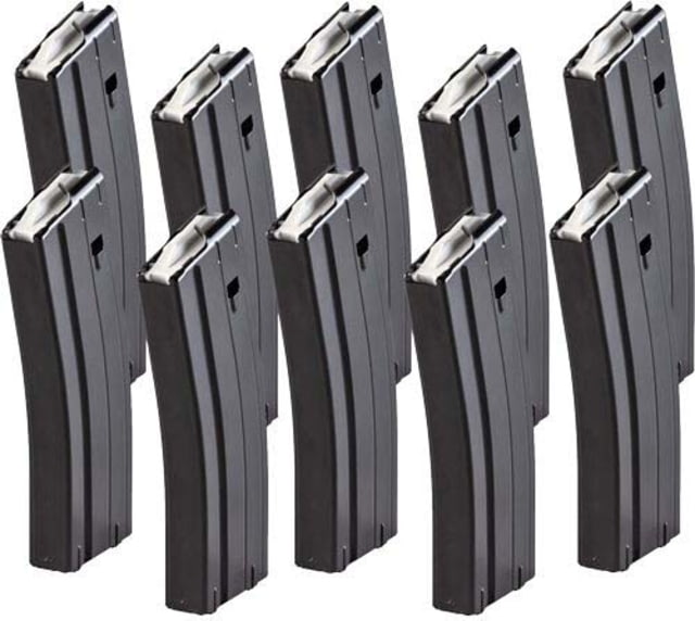 ander Mags AR-15/M16 5.56 NATO Rifle Magazine 10 Pack 30 Round Black Ammo