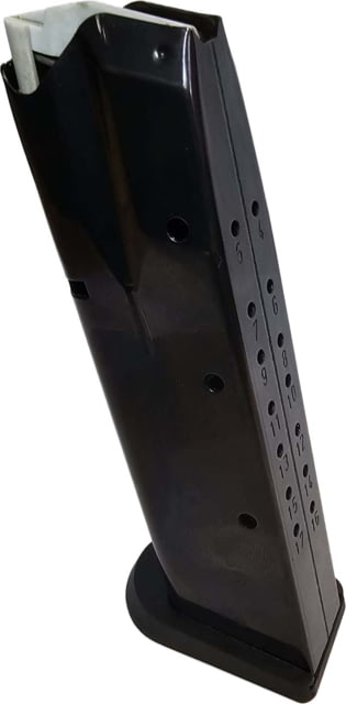 E-Lander Mags Jericho/Tanfoglio/CZ 9mm Luger Pistol MagazinePolymer Bottom w/ Indication Holes 17 Round Black - E-Lander Mags