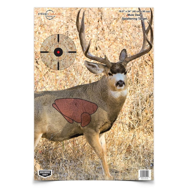 Birchwood Casey Dirty Bird PreGame Animal Targets Deer 16.5x24 Inch 3 Per Package 35401 BC - Birchwood Casey