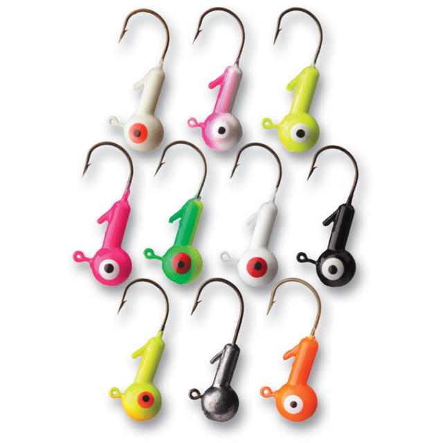 Eagle Claw Eagle Claw Ball Head Jig Assorted 1/16oz 25 per Pack - $9.99 at Optics Planet