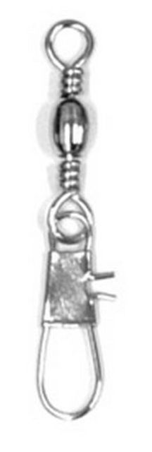 Eagle Claw Barrel Swivel w/Interlock SnapNickelSize 5