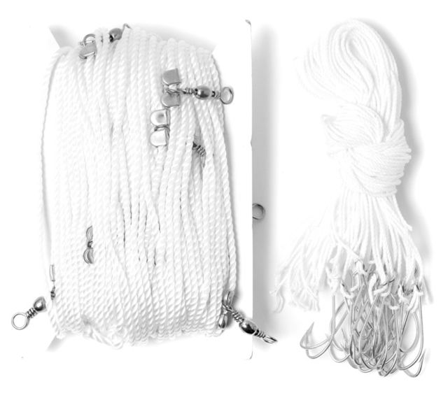 Eagle Claw Trotline150ft 25ea 049Z-3/0 Hooks