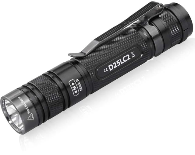 EAGTAC D25LC2 Clicky MKII Flashlight Luminus SST20 CRI-95 4000K NW LED 820lm Black - Eagtac