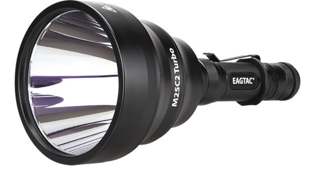 EAGTAC M25C2 Turbo Flashlight XM-L2 NW T6 LED 1097lm Black - Eagtac