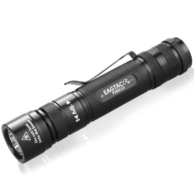 EAGTAC P200LC2 Flashlight XM-L2 U2 NW LED 1123lm Black - Eagtac
