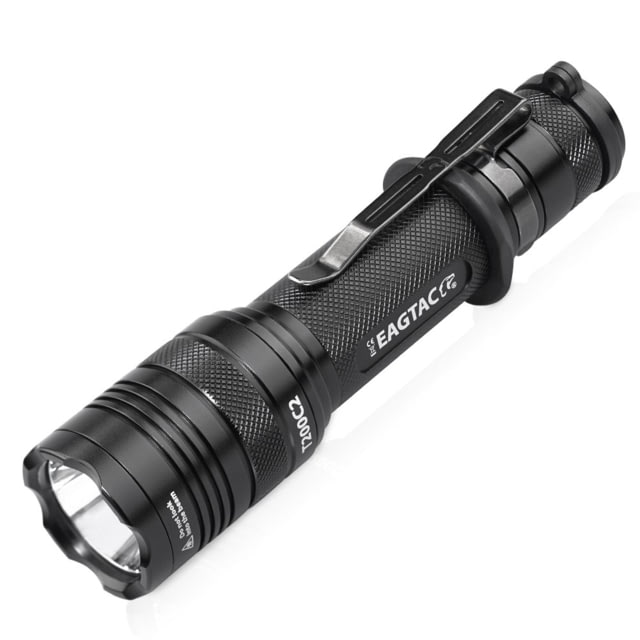 EAGTAC T200C2 Flashlight Weapon Kit XP-L HI V2 NW LED 1023lm Black - Eagtac