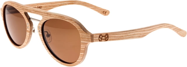 Earth Wood Cruz Polarized Sunglass Bamboo/Brown One Size - Earth Wood