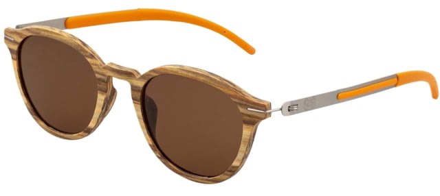 Earth Wood Sabal Sunglasses Apple Wood Frame Brown Lens Polarized One Size - Earth Wood