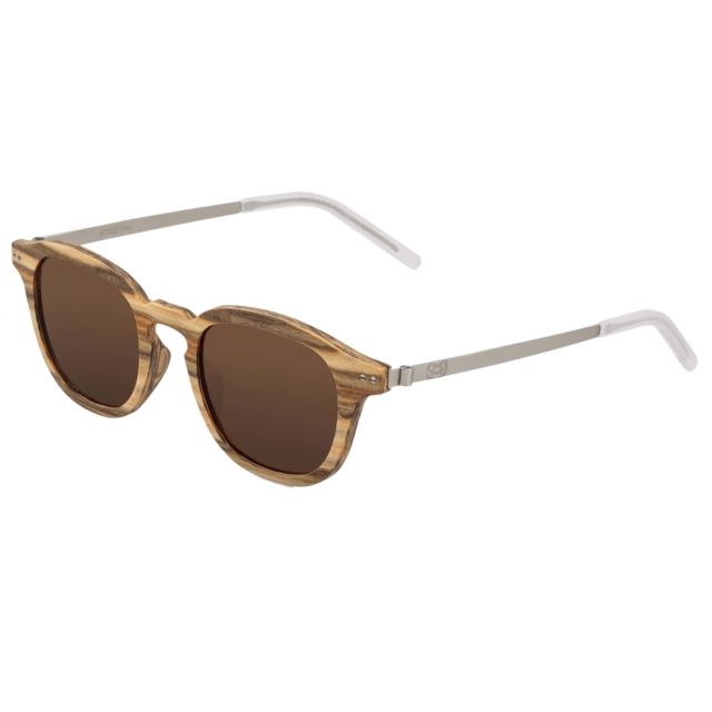 Earth Kavaja Polarized Sunglasses - Unisex Apple Wood/Brown One Size - Earth Wood