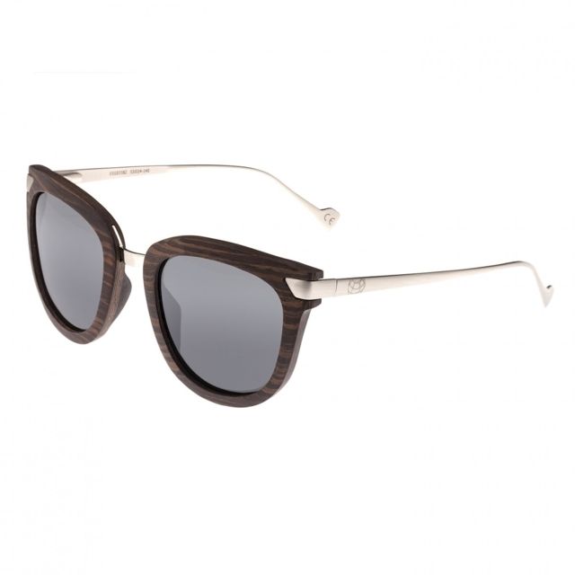 Earth Nissi Polarized Sunglasses Brown Zebra/Black One Size - Earth Wood
