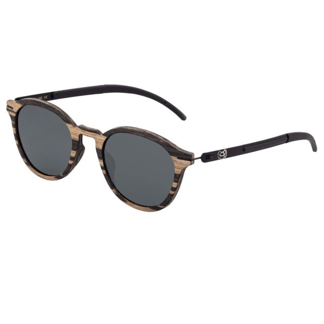 Earth Sabal Polarized Sunglasses - Unisex Ebony/Black One Size - Earth Wood