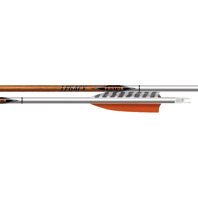 Easton Carbon Legacy 5mm Arrows 4 in. Helical Feathers 400 6 pk. - Easton