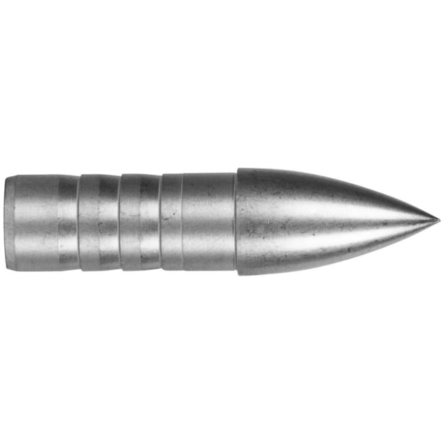 Easton Super Drive 23 Pro Points 125 grain Silver Large Diameter Carbon Glue In - Easton
