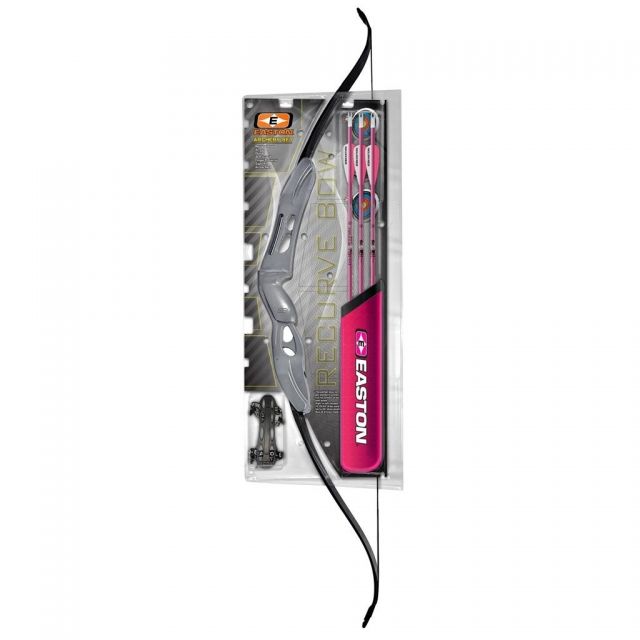 Easton Youth Recurve Bow Kit Pink 10-20 lbs. 26 in. RH/LH - Easton