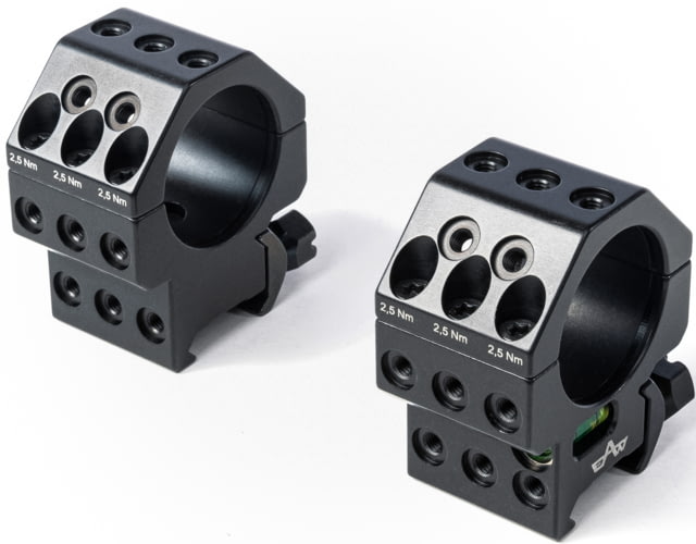 EAW German Tactical Mount Pair Of Fixed Rings Tube Diameter 30mm Height 15mm Screw Black Small - Eaw
