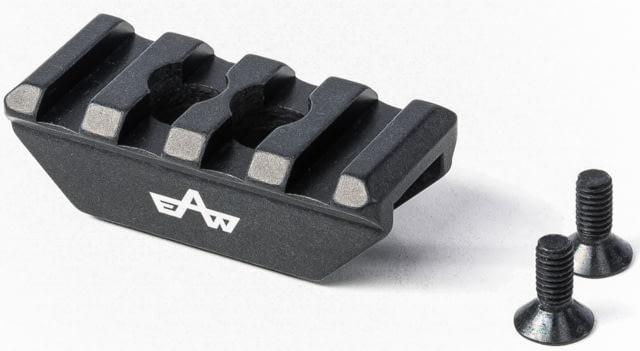 EAW German Tactical Mount Picatinny Attachment Hole Distance 10mm Angeled Mount Height 15mm Length 45mm Black Small