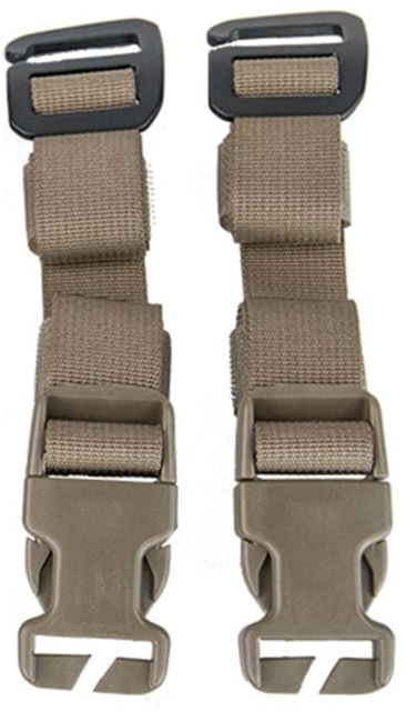 Eberlestock Hookup Kit Combo - QR and Metal Hook/Strap 2-Pack Dry Earth