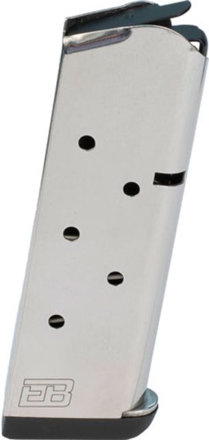 Brown Products Officers Magazine 1911 .45 ACP 7-Round Stainless Steel Ammo