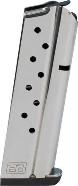 Brown Products Pistol Magazine .38 Super 9-Round Stainless Steel Finish Ammo