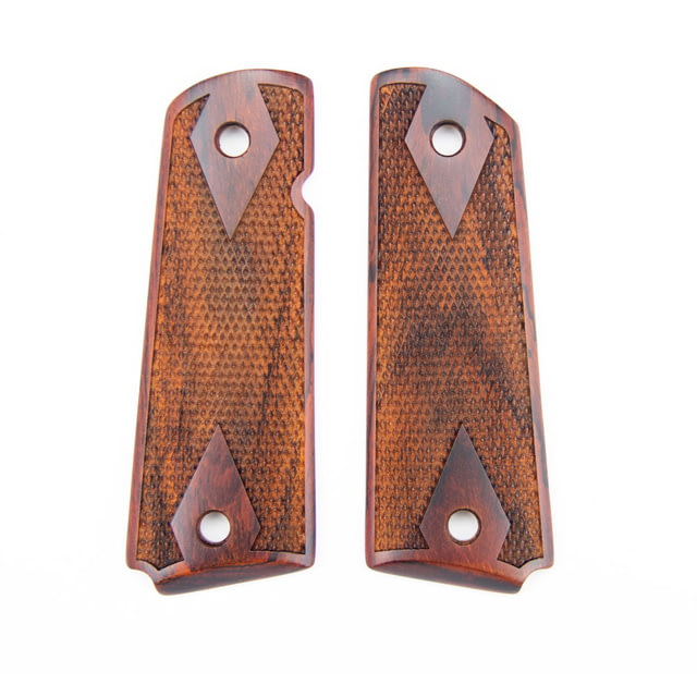 Ed Brown Products Double Diamond Grip Colt 1911 Government Cocobolo Wood - Ed Brown Products