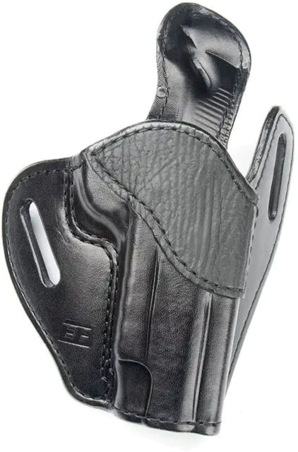 Ed Brown Products Govenment Lightrail OWB Belt Holster RMR Compatible Shark/Cow Black - Ed Brown Products