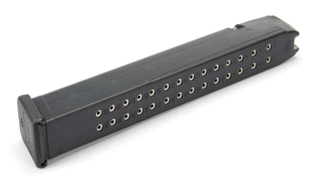 Brown Products Pistol Magazine Performance Glock 17/17L/18/19/19x/26/34/35 9mm 31 Rounds Black Ammo