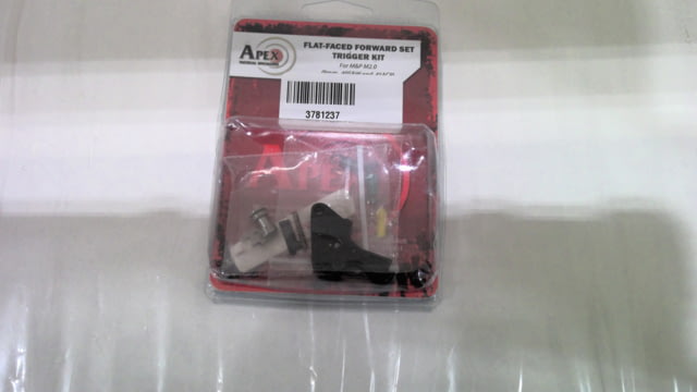 USED Apex Tactical Specialties Flat-Faced Forward Set Trigger Kit for the S&W M&P M2.0 Black  EDEMO3 Condition Fair Scratches - Apex Tactical Specialties