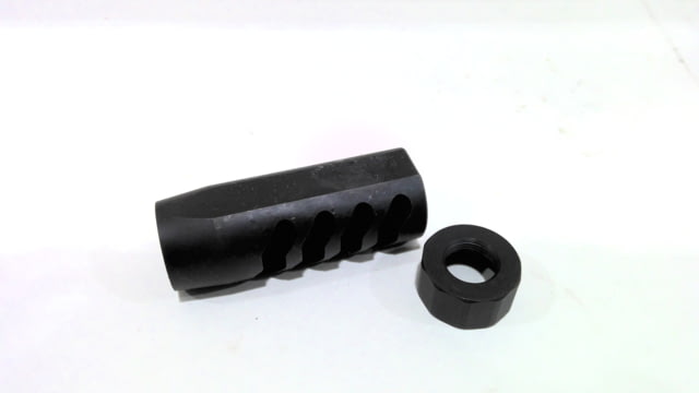 USED Seekins Precision AR Advanced Tactical Compensator Muzzle Brake Melonited Black 1/2x28 Threads  - F EDEMO1 Condition Fair Used - Seekins Precision