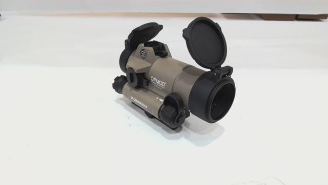 USED SIG SAUER OPMOD ROMEO7 Reflex Red Dot Sight 1x30mm 2 MOA Red Dot Reticle FDE  EDEMO8 Excellent Open Box - Opmod