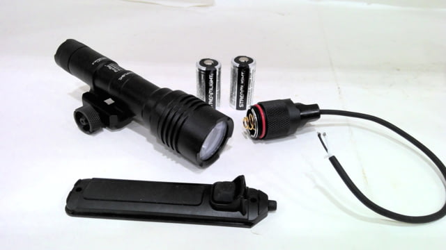 USED Streamlight ProTac Rail Mount LED Long Gun Light CR123A 60 Lumens Black  EDEMO1 Condition Parts Only/Salvage Defective - Streamlight